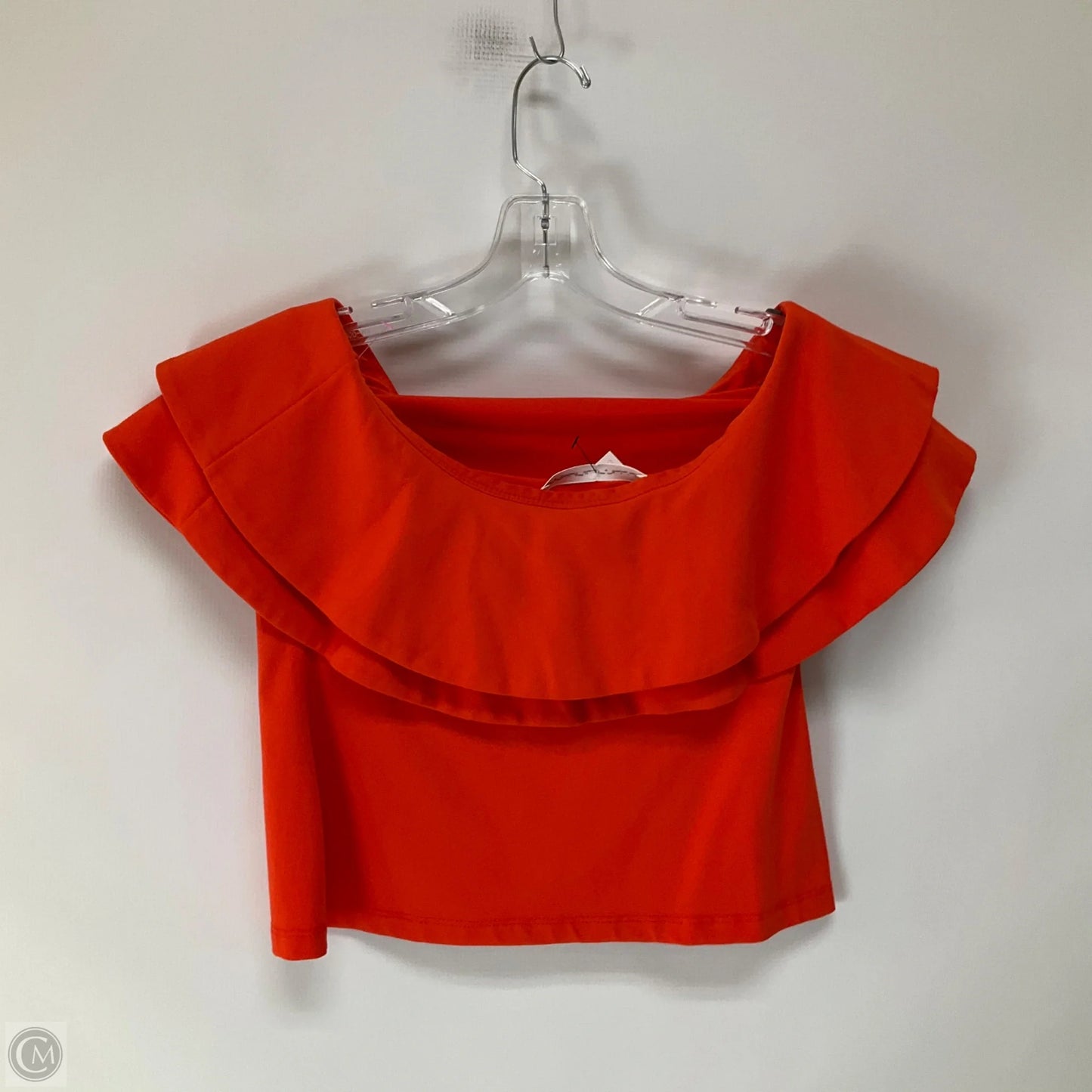 Top Short Sleeve By Cma In Orange, Size: L
