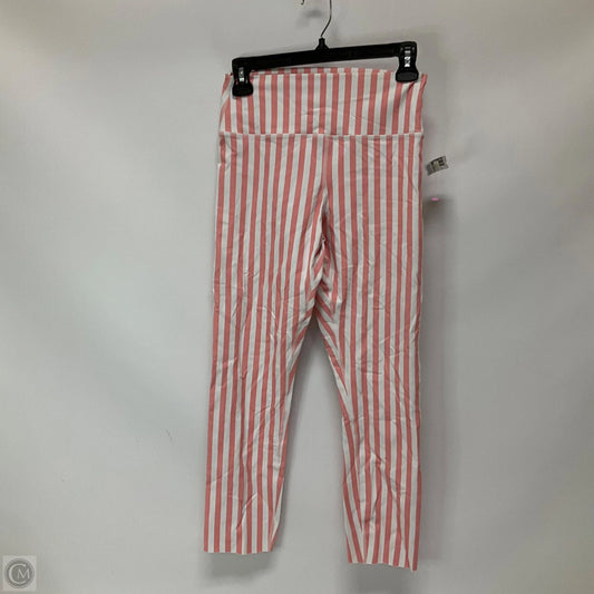 Athletic Leggings By Spiritual Gangster In Striped Pattern, Size: M