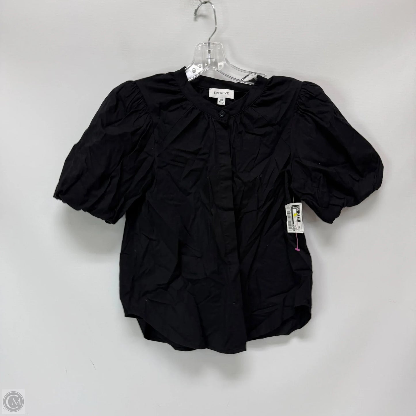 Top Short Sleeve By Evereve In Black, Size: Xs