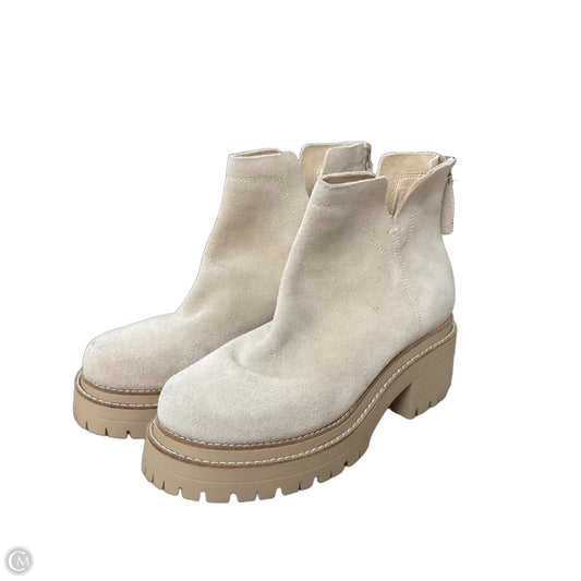 Boots Ankle Heels By Gianni Bini In Beige, Size: 6.5