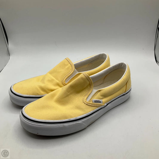 Shoes Sneakers By Vans In Yellow, Size: 8
