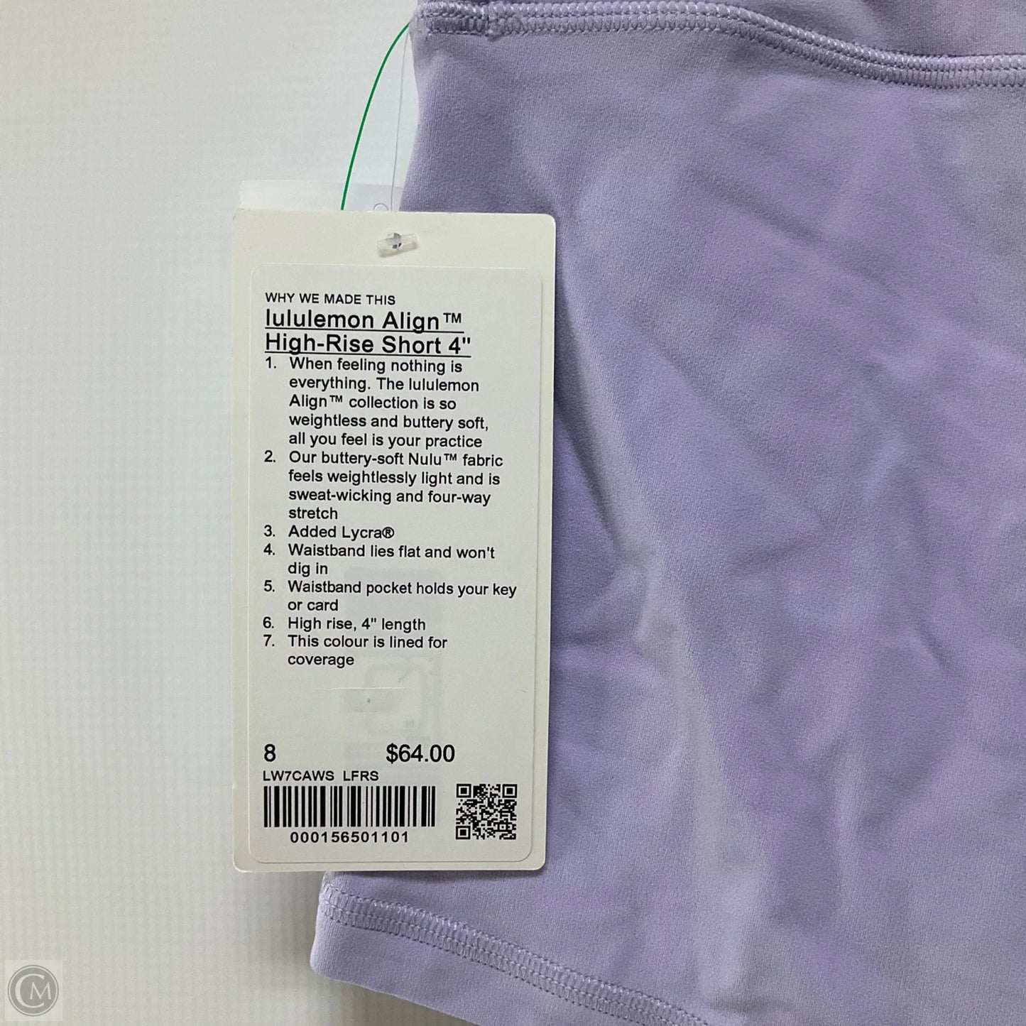 Athletic Shorts By Lululemon In Purple, Size: 8