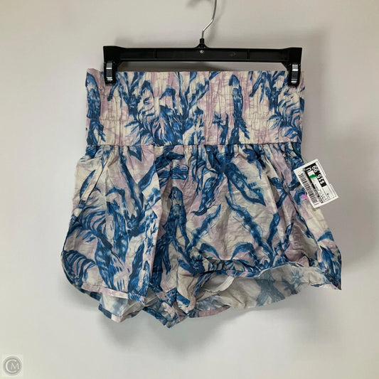 Athletic Shorts By Free People In Blue & Pink, Size: M
