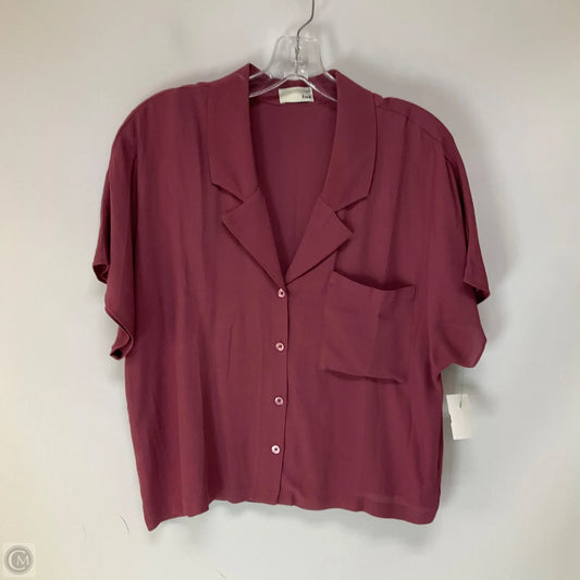 Top Short Sleeve By Wilfred In Mauve, Size: M