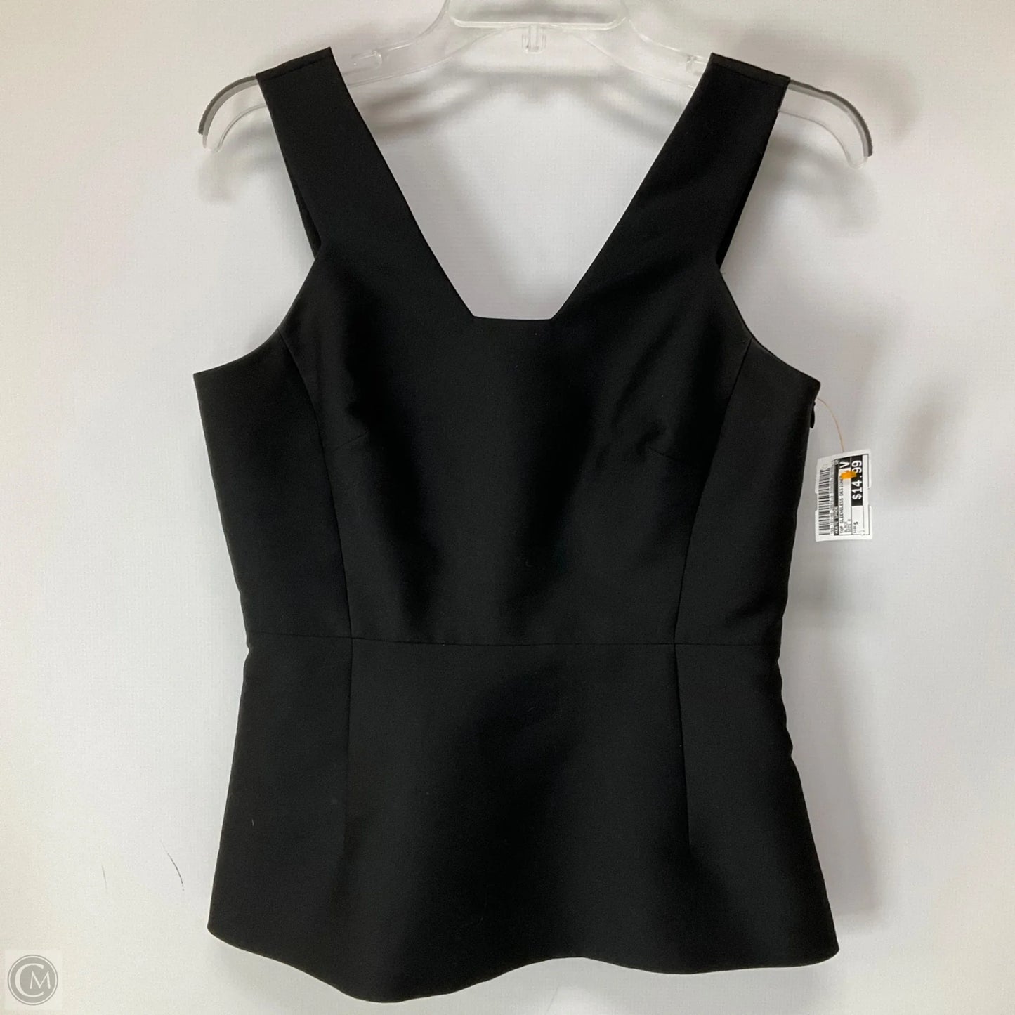 Top Sleeveless Designer By Kate Spade In Black, Size: S