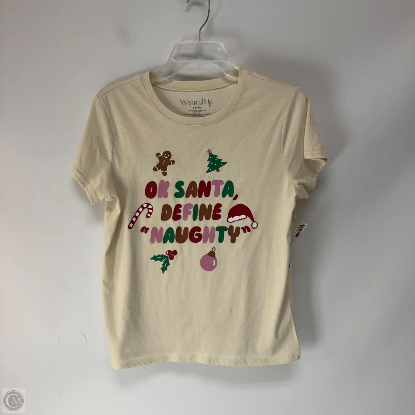 Top Short Sleeve By Wound Up In Multi-colored, Size: S