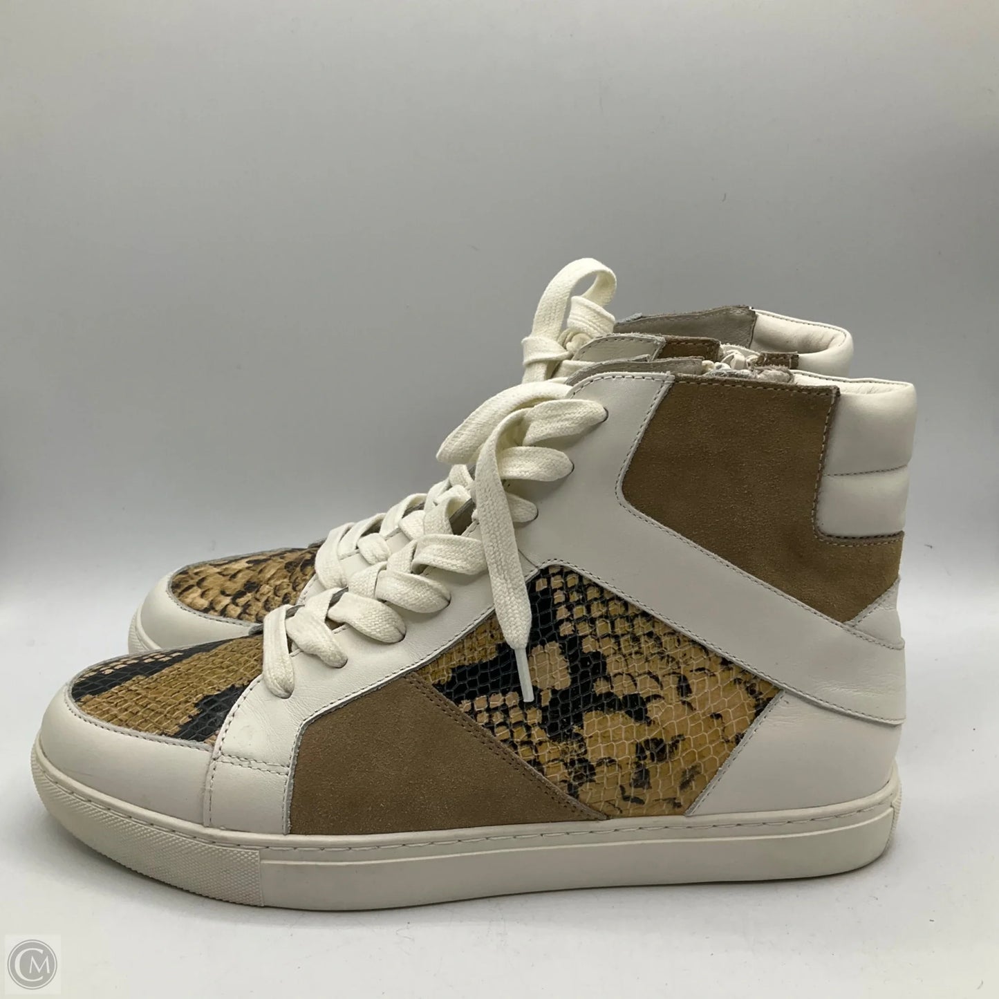 Shoes Sneakers By Matisse In Gold & White, Size: 10