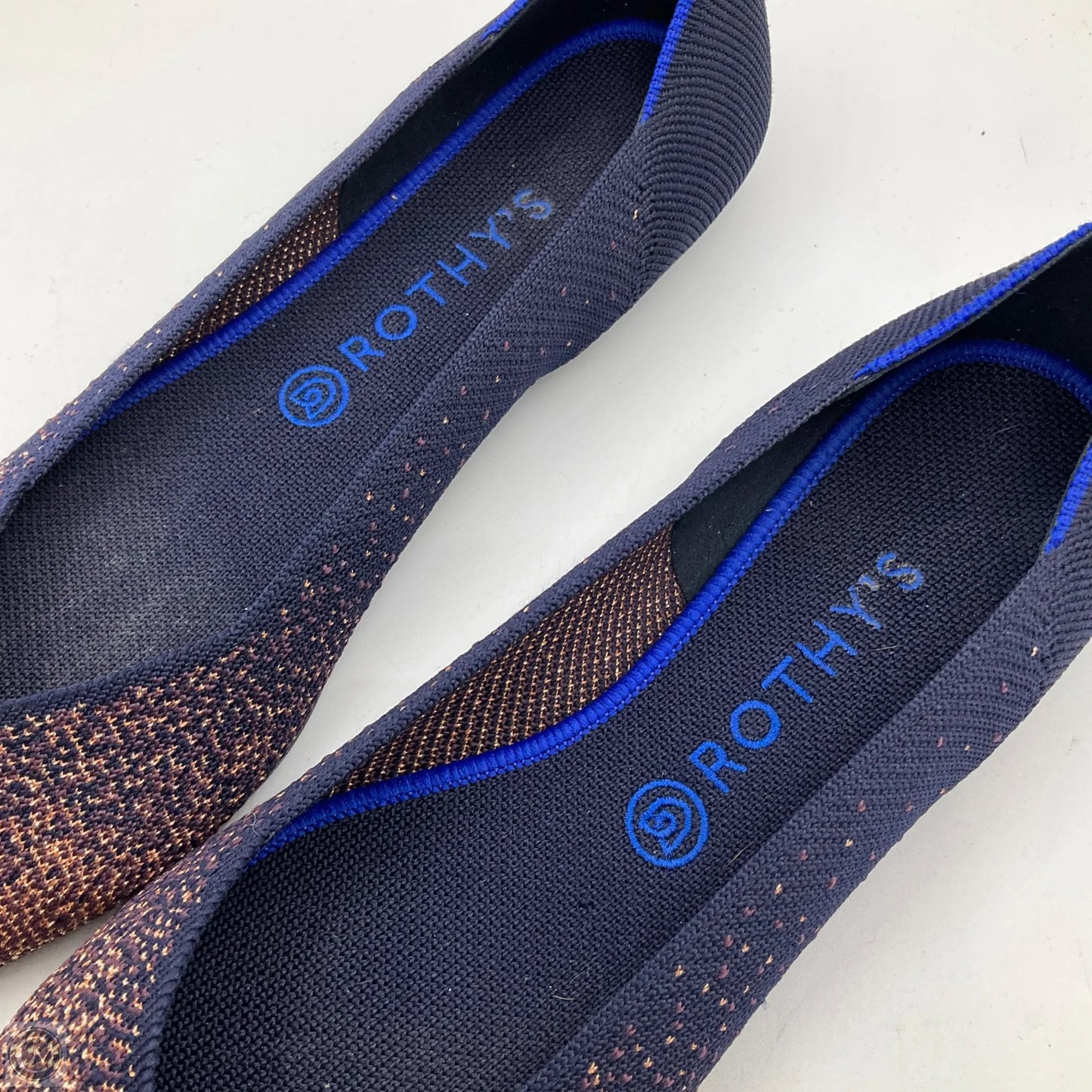 Shoes Flats By Rothys In Blue & Pink, Size: 11.5