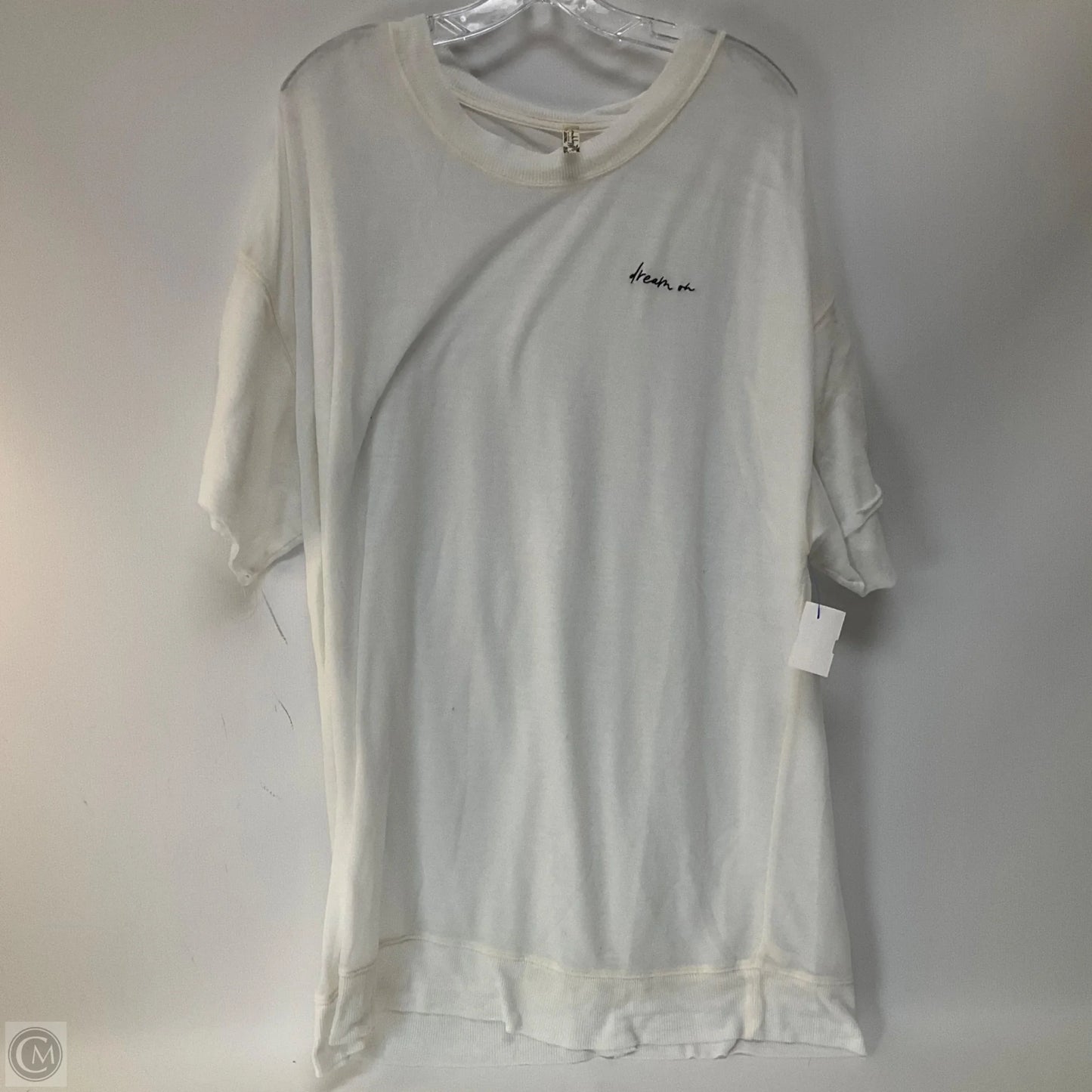 Tunic Short Sleeve By Free People In White, Size: M