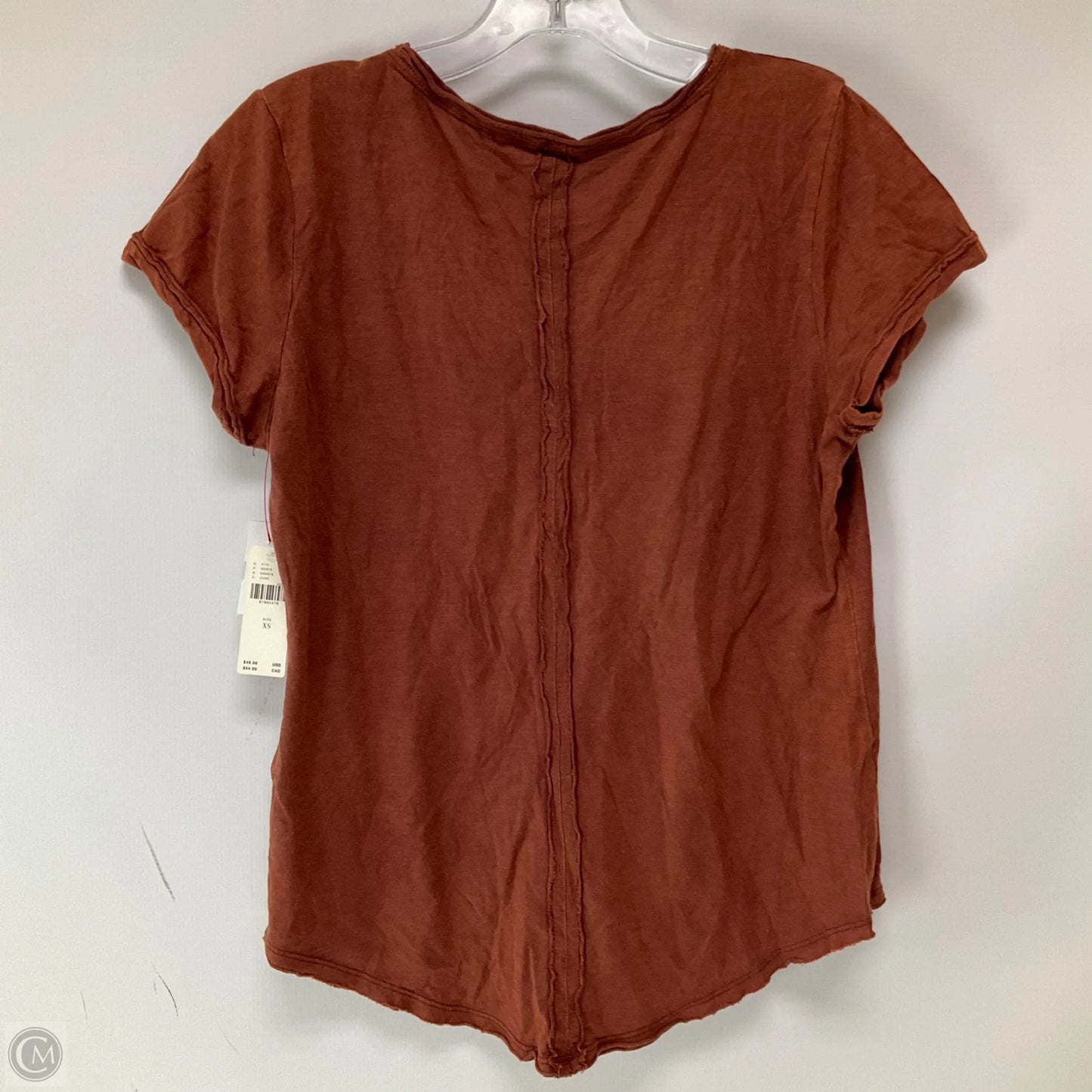 Top Short Sleeve By Pilcro In Brown, Size: Xs
