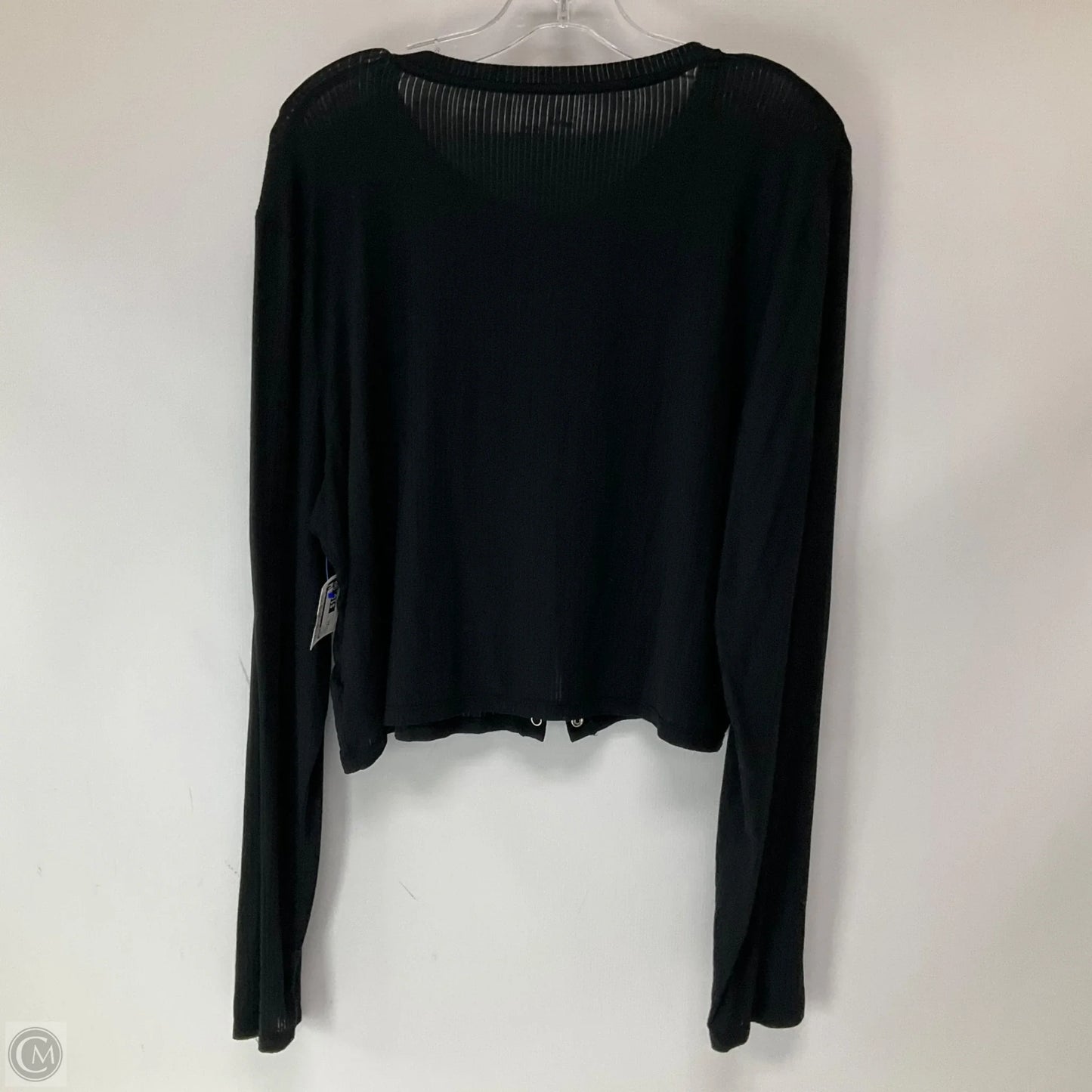 Top Long Sleeve By Aerie In Black, Size: Xxl