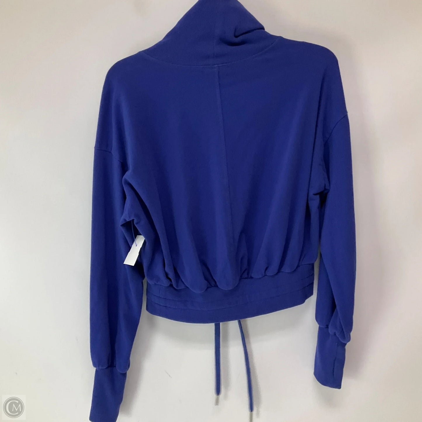 Athletic Top Long Sleeve Collar By Sweaty Betty In Blue, Size: S