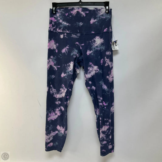 Athletic Leggings By Lululemon In Blue & Pink, Size: 8