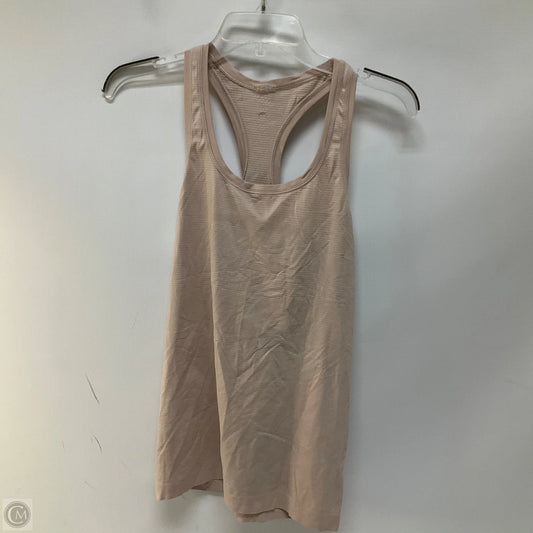 Athletic Tank Top By Lululemon In Beige, Size: 8