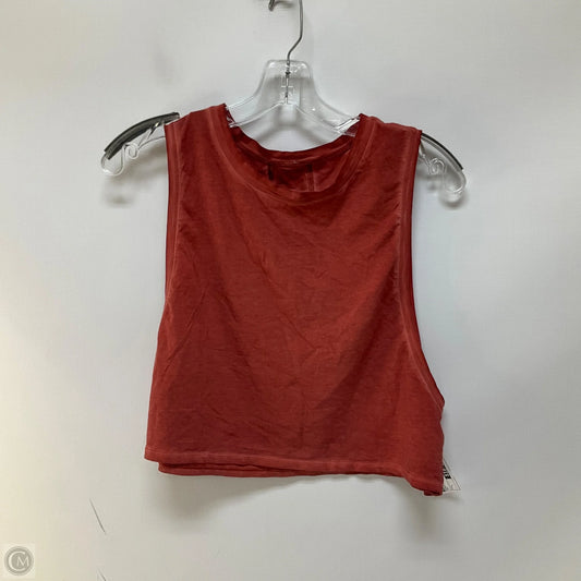 Athletic Tank Top By Lululemon In Red, Size: L