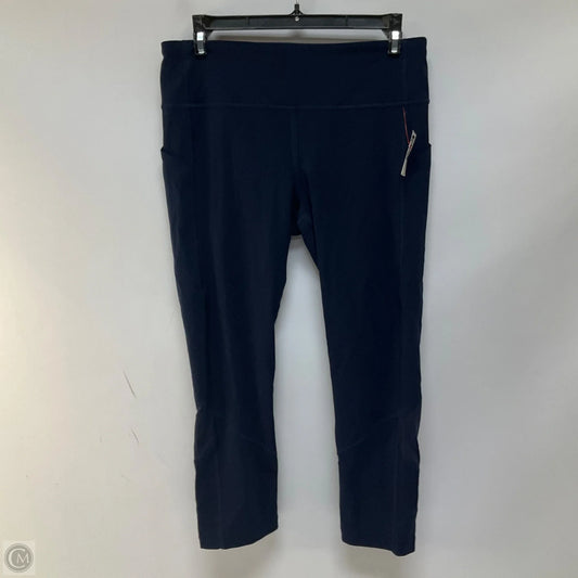 Athletic Leggings By Lululemon In Navy, Size: 8