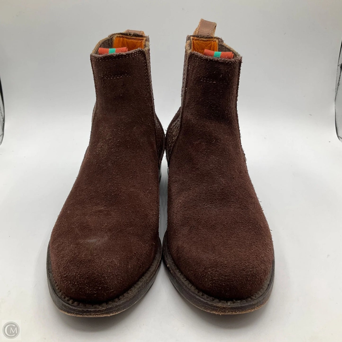 Boots Ankle Flats By Cma In Brown, Size: 7