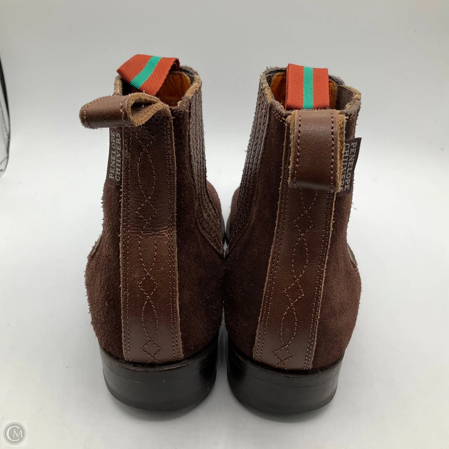 Boots Ankle Flats By Cma In Brown, Size: 7