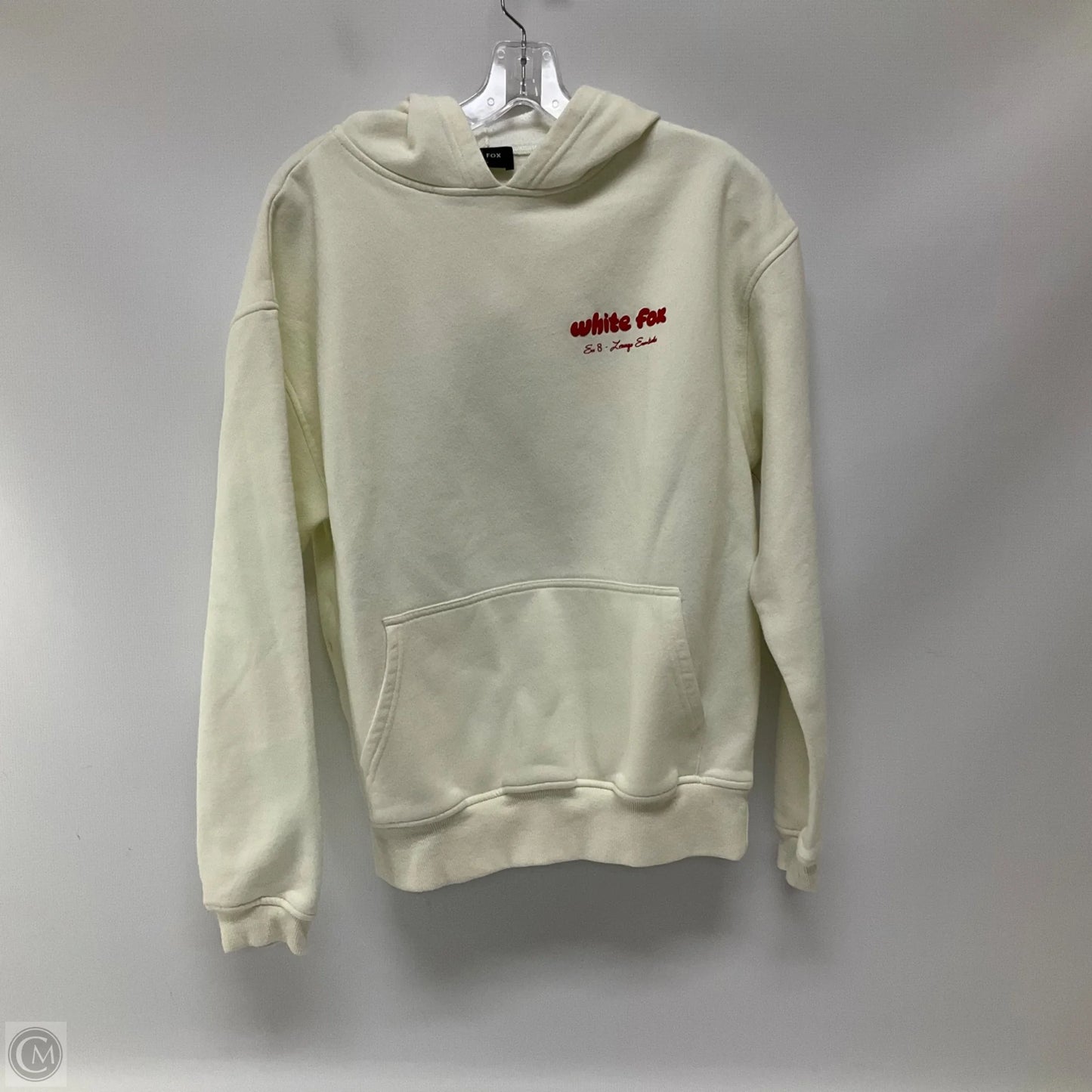 Sweatshirt Hoodie By White Fox In Cream, Size: Xs
