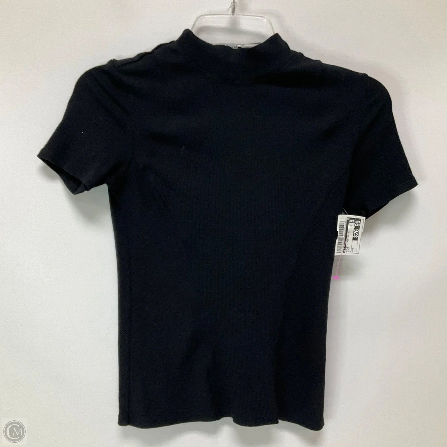 Athletic Top Short Sleeve By Alo In Black, Size: S