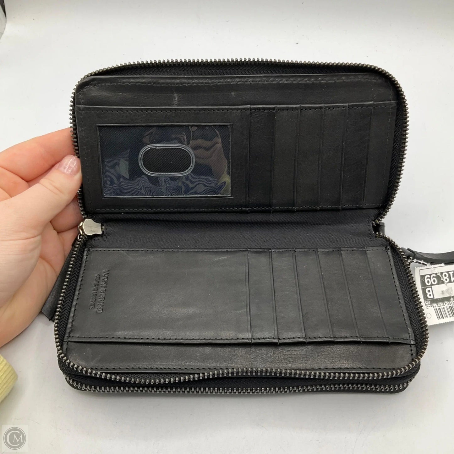 Wallet Leather By Lucky Brand, Size: Medium