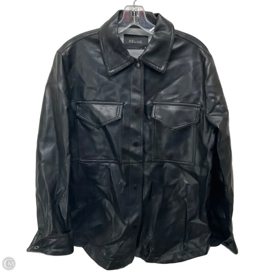 Jacket Shirt By Cmb In Black, Size: M