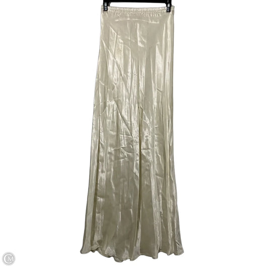 Skirt Maxi By VRG GRL in Cream, Size: 6
