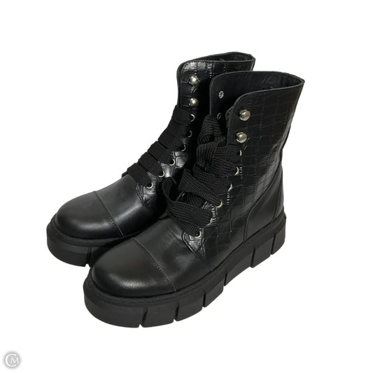 Boots Ankle Heels By Cma In Black, Size: 7.5