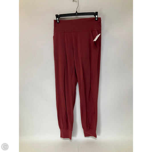 Athletic Pants By Lululemon In Red, Size: 6