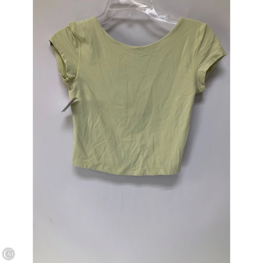 Athletic Top Short Sleeve By Offline By Aerie In Yellow, Size: M
