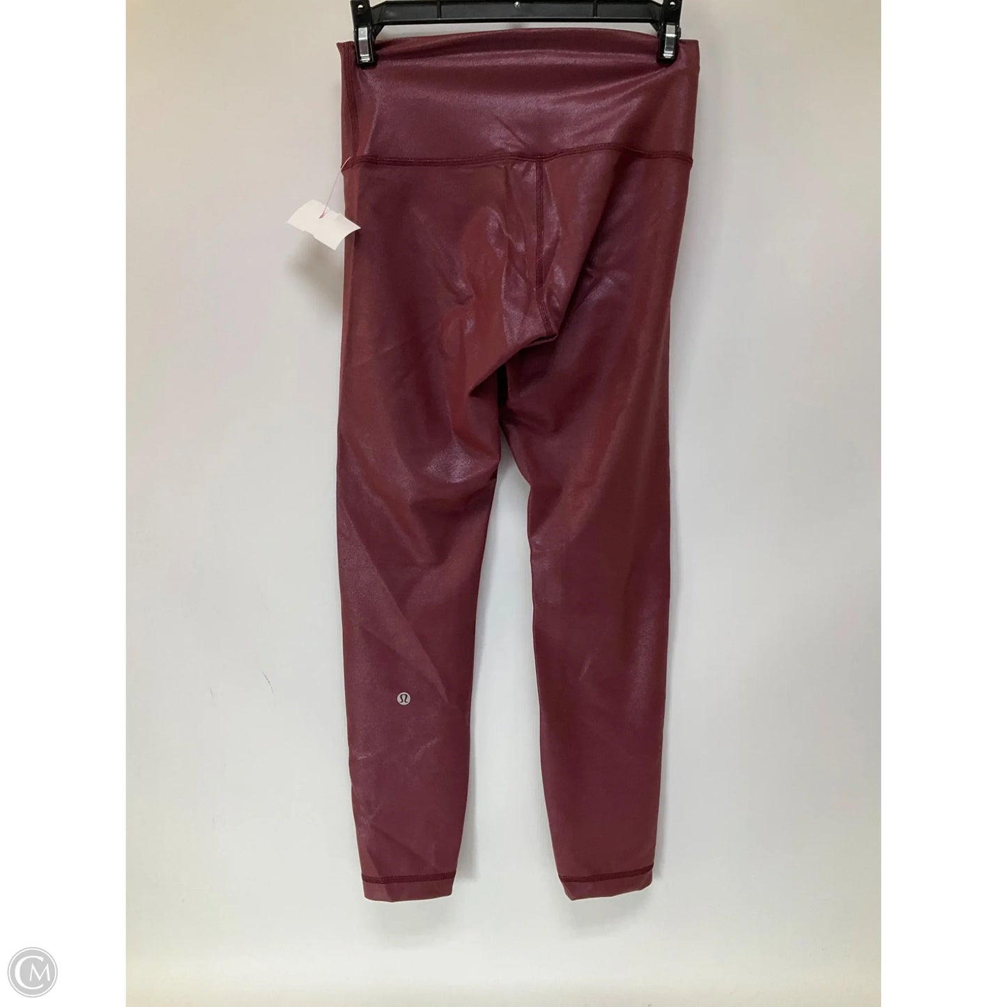 Athletic Leggings By Lululemon In Maroon, Size: 6