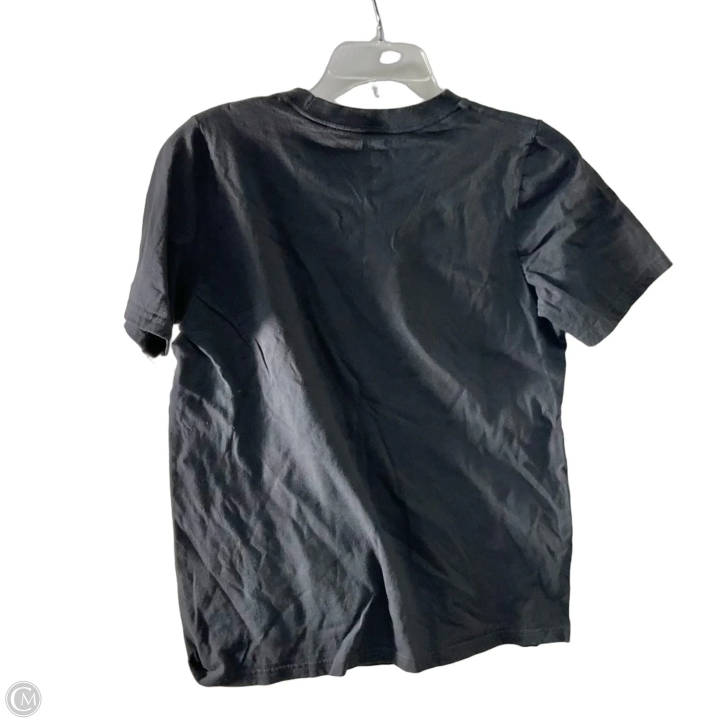 Athletic Top Short Sleeve By Nike Apparel In Grey & Orange, Size: L