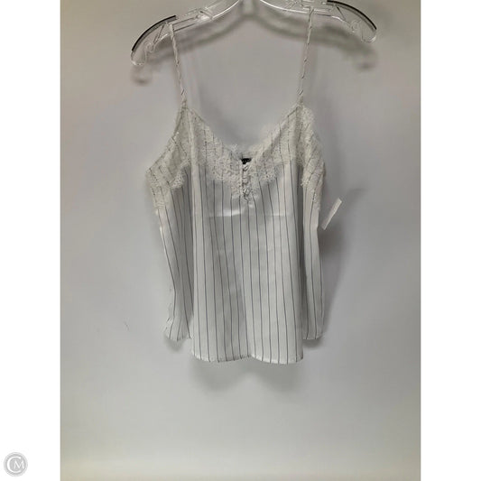 Top Sleeveless By Abercrombie And Fitch In Striped Pattern, Size: M