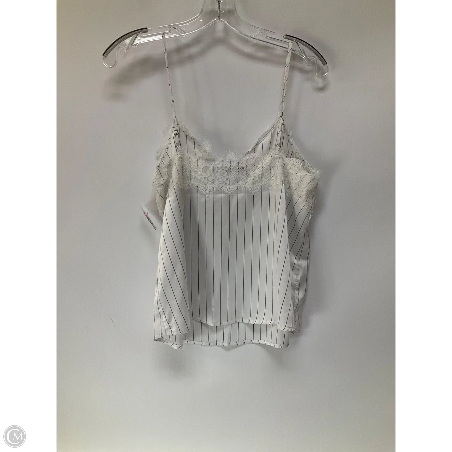 Top Sleeveless By Abercrombie And Fitch In Striped Pattern, Size: M