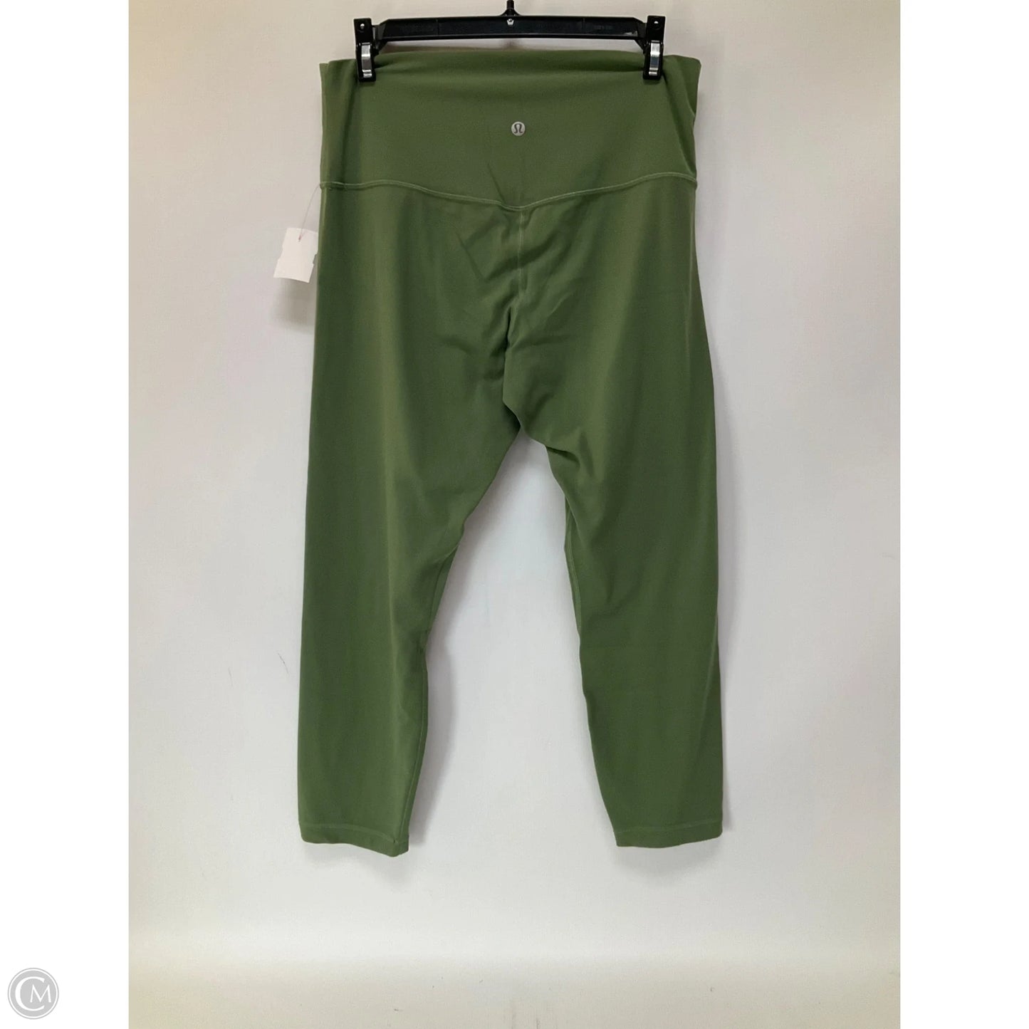 Athletic Leggings Capris By Lululemon In Green, Size: 12