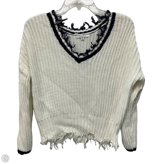 Sweater By Z Supply In White, Size: Xs