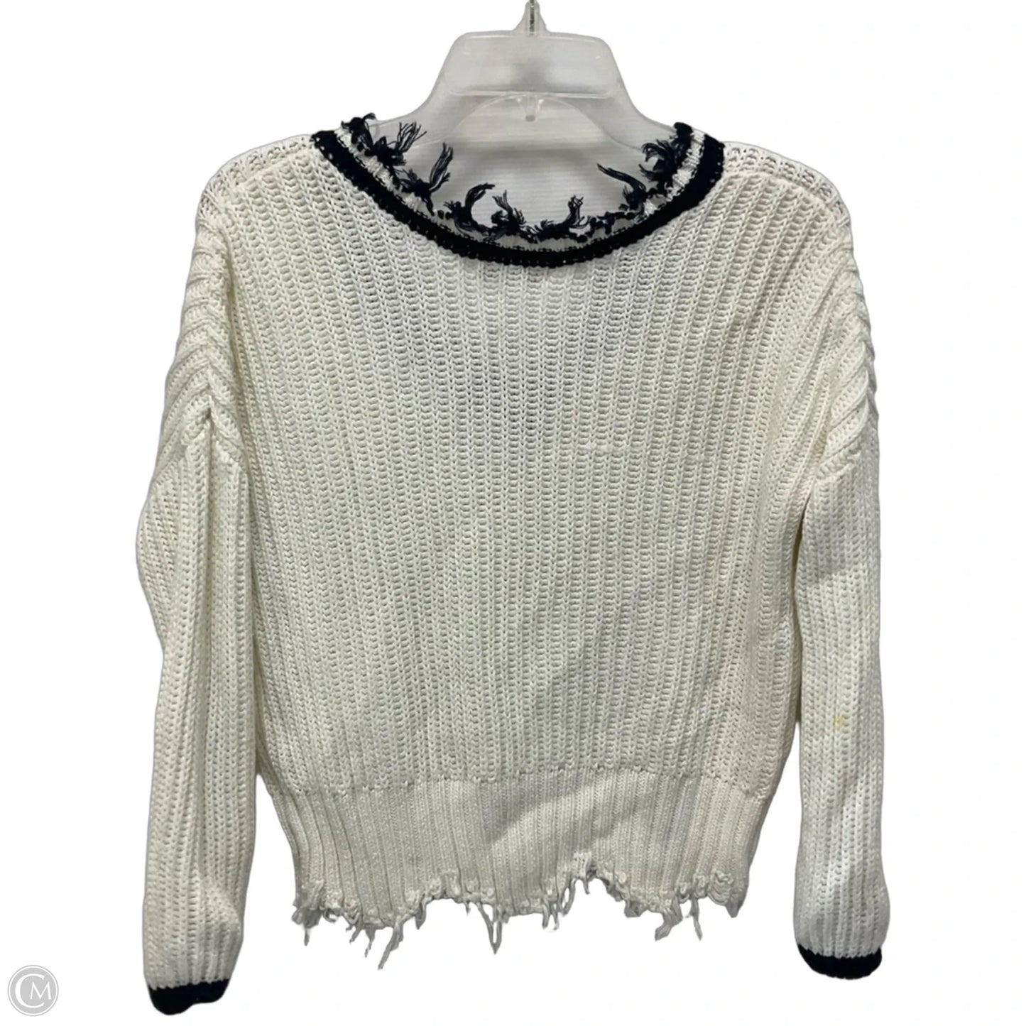 Sweater By Z Supply In White, Size: Xs