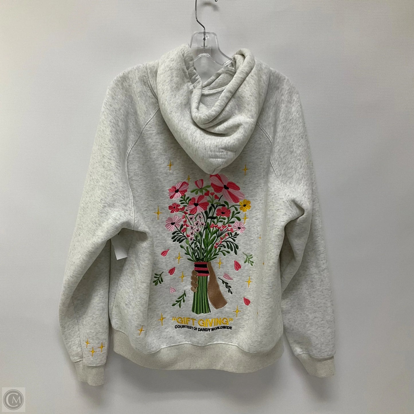 Sweatshirt Hoodie By Cmc In Grey, Size: M