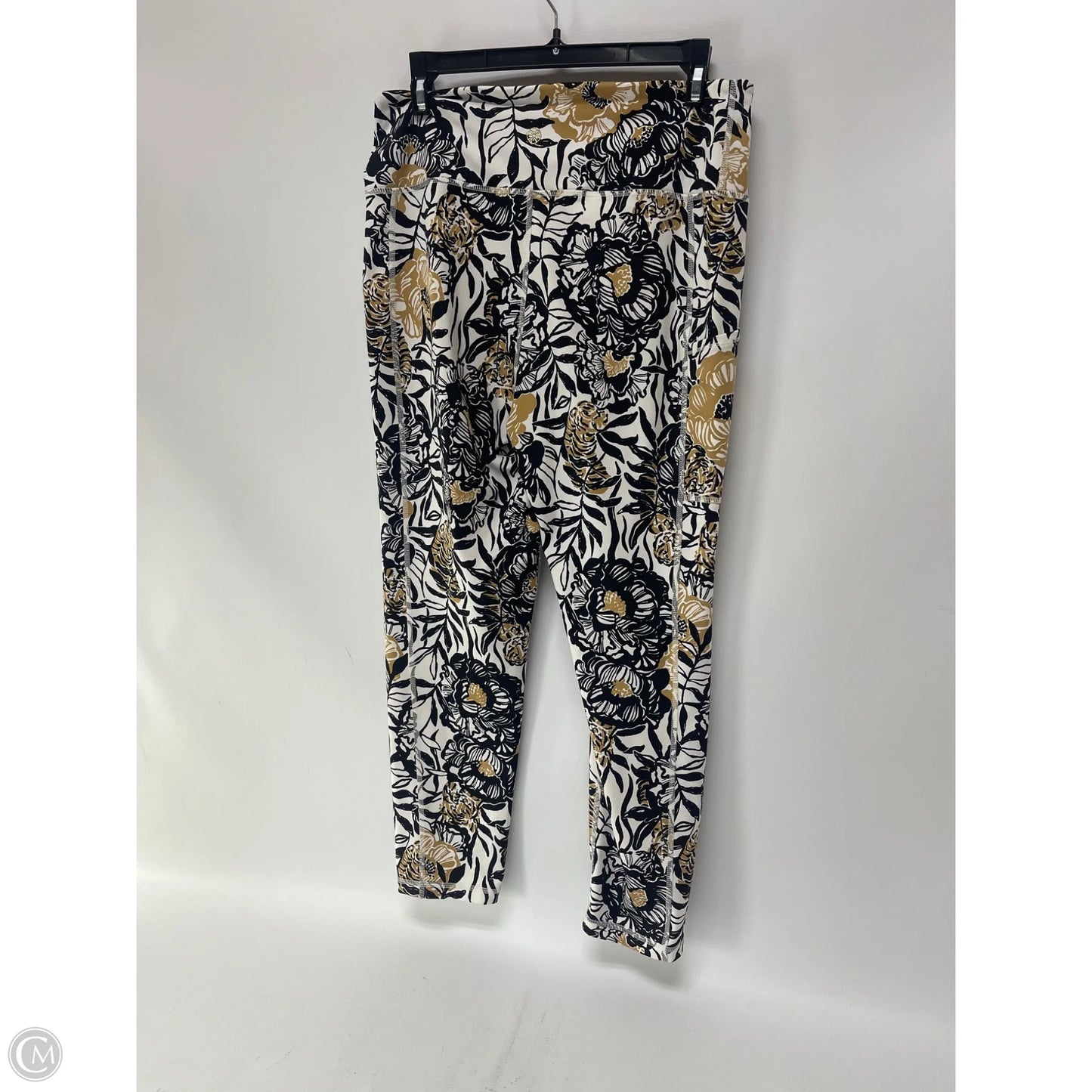 Pants Designer By Lilly Pulitzer In Black & Brown, Size: L