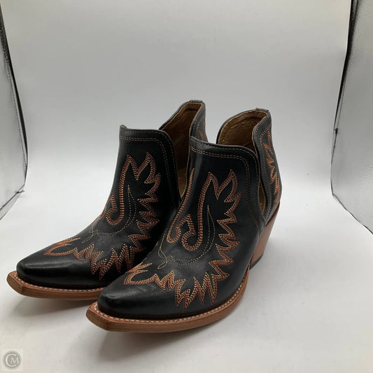 Boots Western By Ariat In Black & Brown, Size: 8