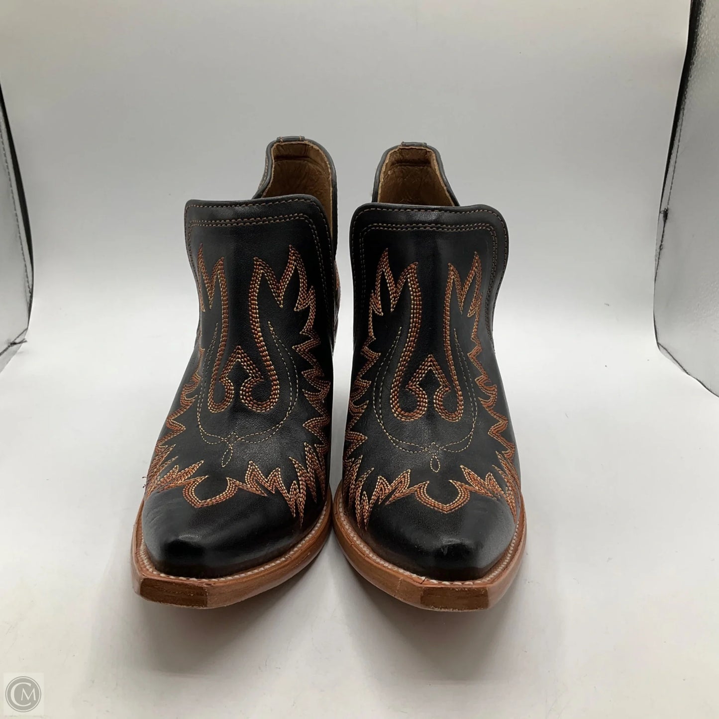 Boots Western By Ariat In Black & Brown, Size: 8