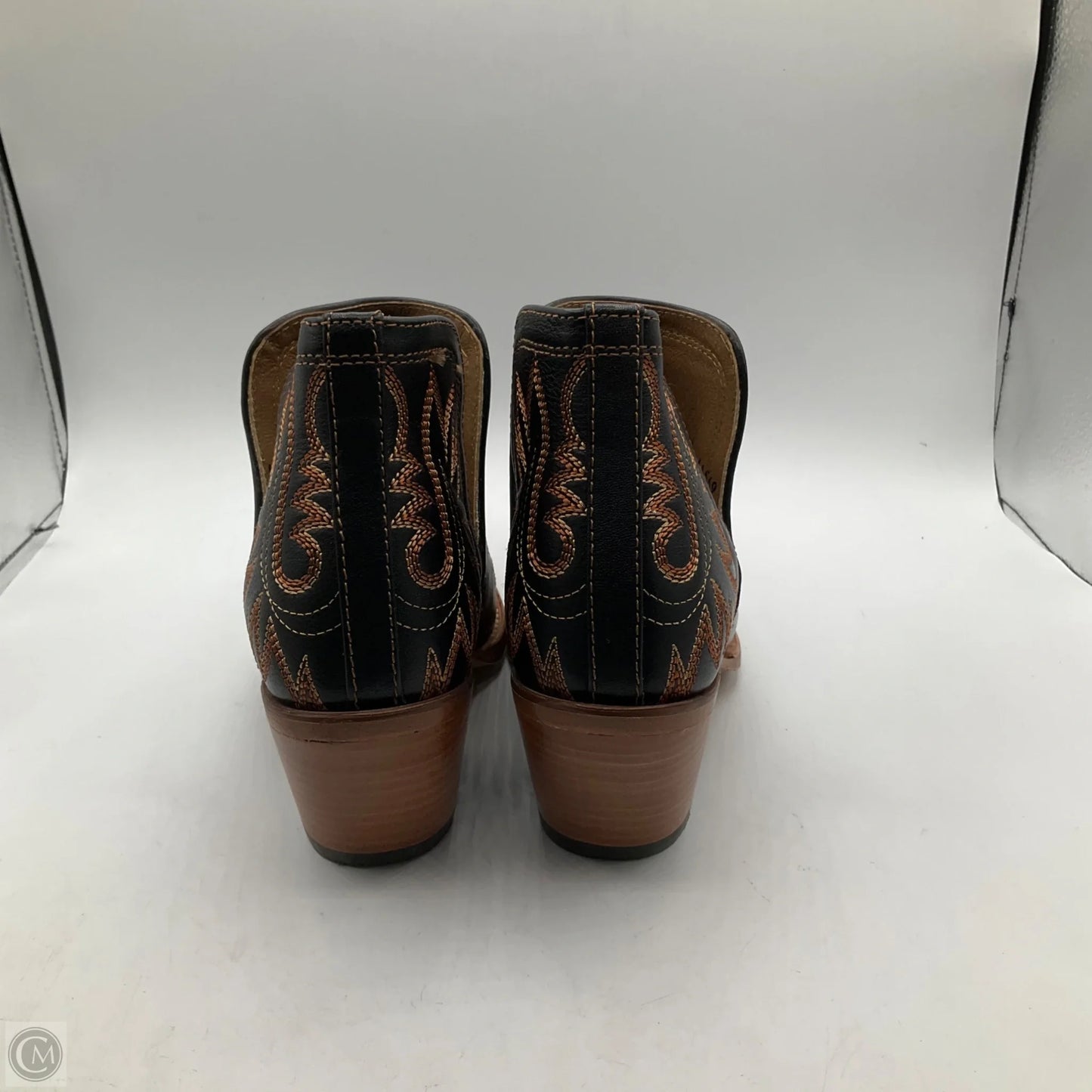 Boots Western By Ariat In Black & Brown, Size: 8