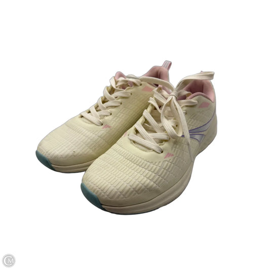 Shoes Athletic By Crane In Cream & Purple, Size: 10