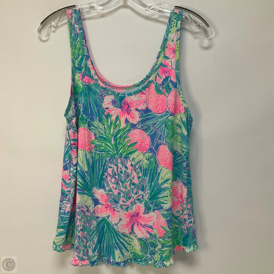 Top Sleeveless Designer By Lilly Pulitzer In Multi-colored, Size: M
