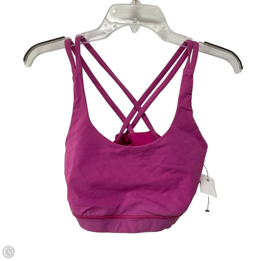 Athletic Bra By Lululemon In Pink, Size: 10