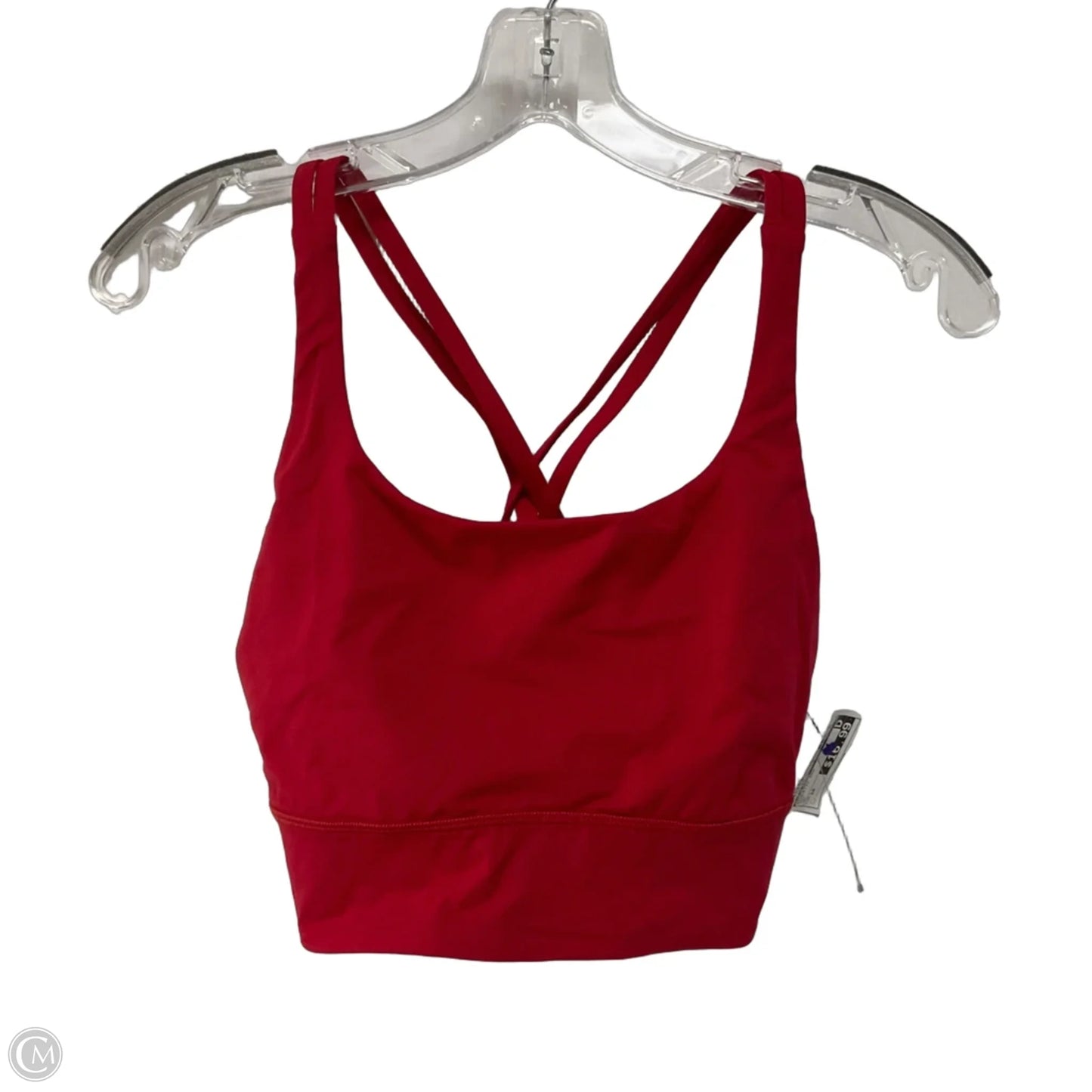 Athletic Bra By Lululemon In Red, Size: 10