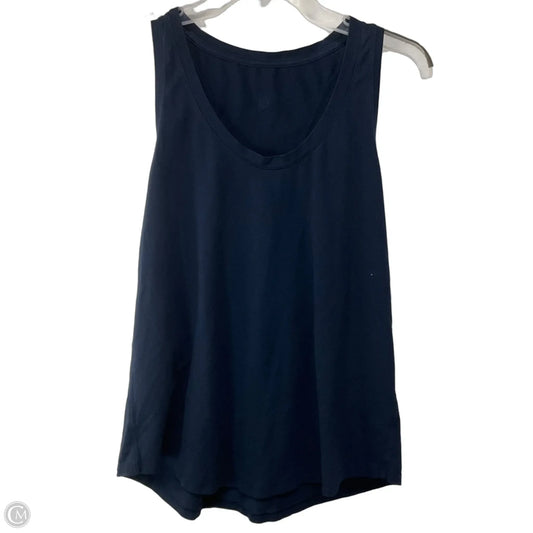 Athletic Tank Top By Lululemon In Navy, Size: 8