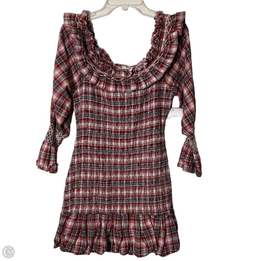 Dress Casual Short By Pilcro In Plaid Pattern, Size: S