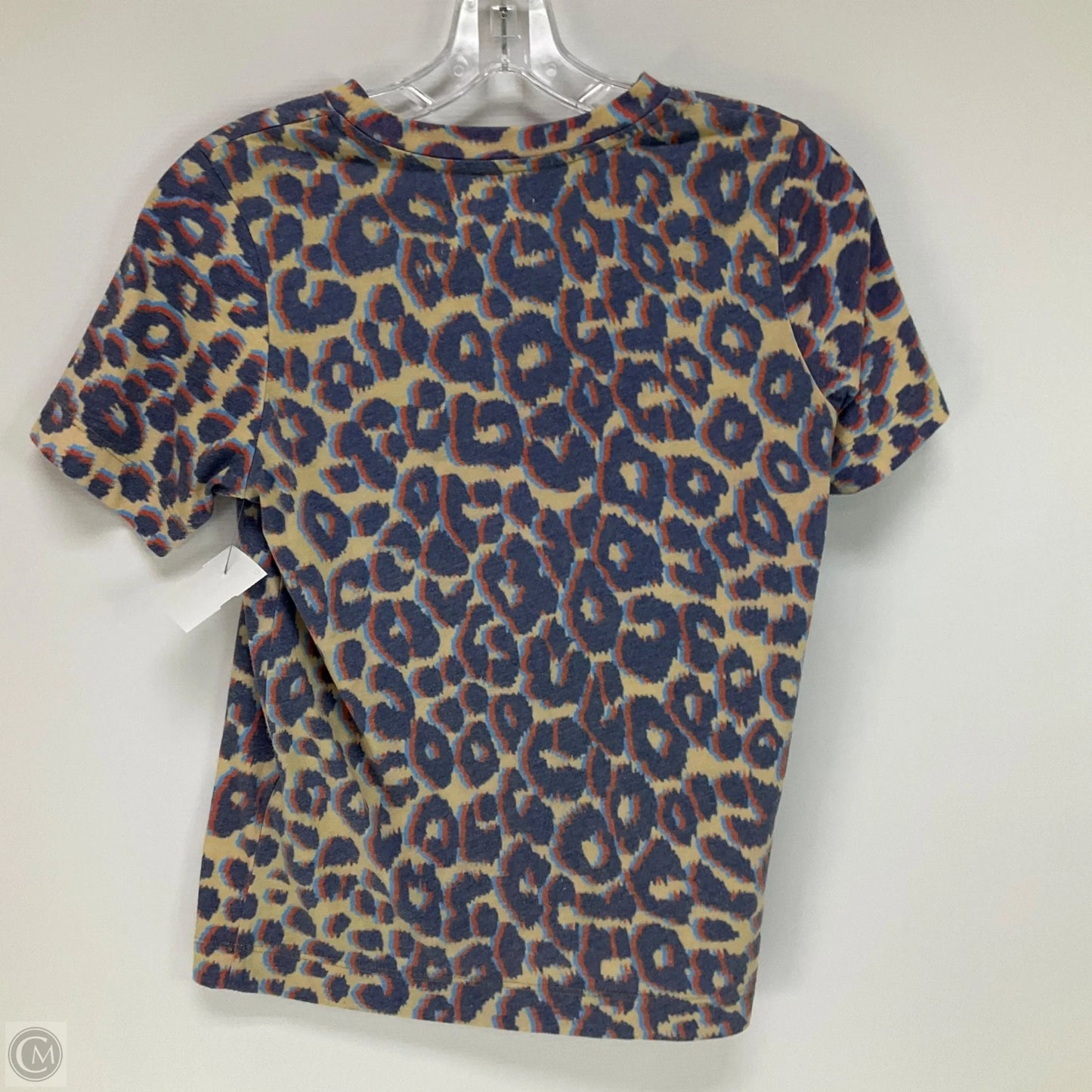 Top Short Sleeve By Sol Angeles In Animal Print, Size: Xs