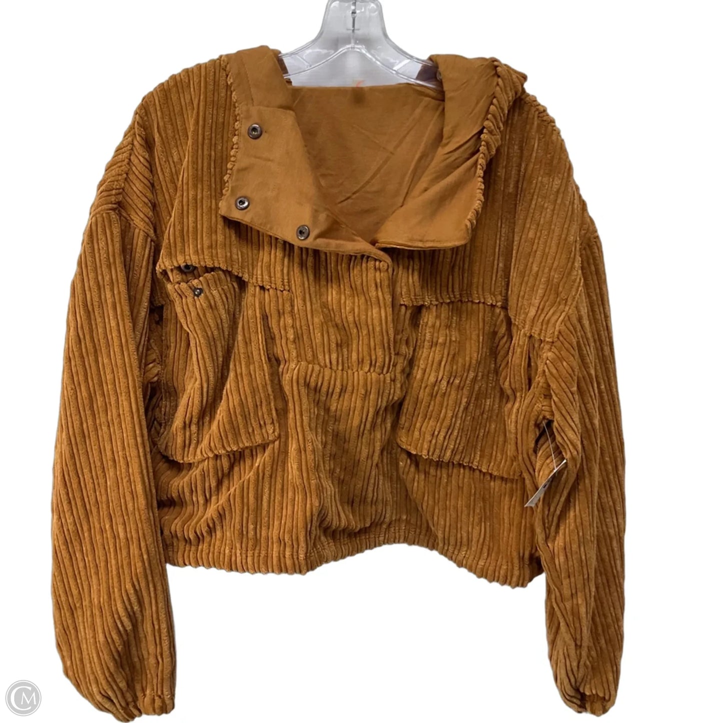 Athletic Sweatshirt Hoodie By Free People In Brown, Size: S